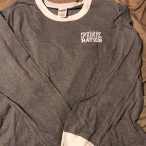 LONG SLEEVE VS PINK TEE